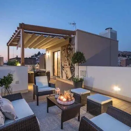 Apartment Luxury Plaza Nueva Retreat Panoramic Terrace Granada