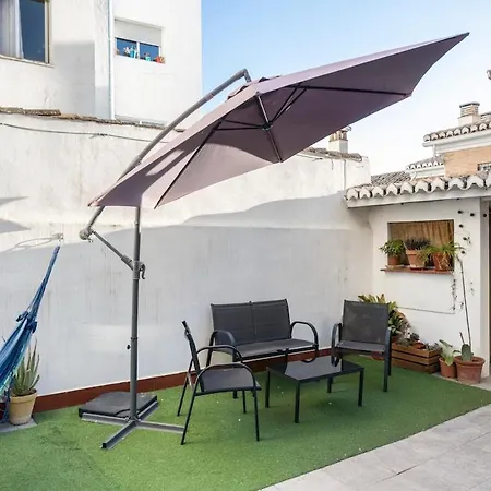 With A Large Patio Apartment *