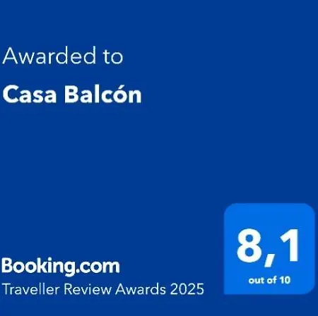 Сasa de vacaciones Casa Balcón Granada